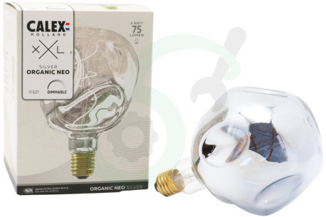 Calex  2101004500 XXL Organic Neo Silver Ledlamp 4W 1800K Dimbaar