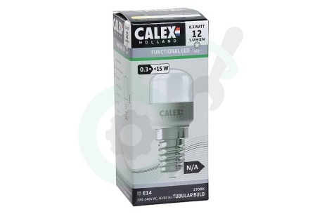 Calex 1301002600 LED Buislamp 240V 0,3W E14 T20, 2700K