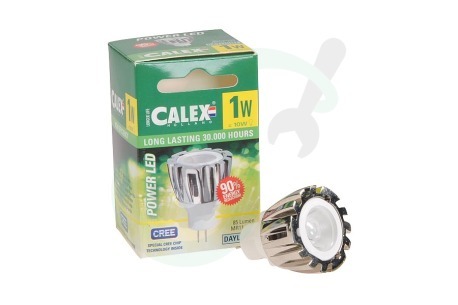 Calex  473040 Calex Power LED lamp MR11 12V 1W daglicht 6500K
