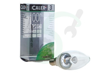 Calex  473980 Calex LED Crystal Kaarslamp B35 240V 3W E14