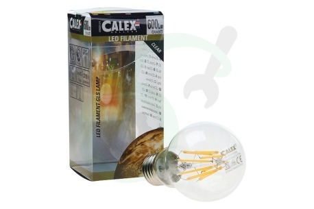 Calex  474540 Calex LED volglas Filament Standaardlamp 240V 6W 600lm
