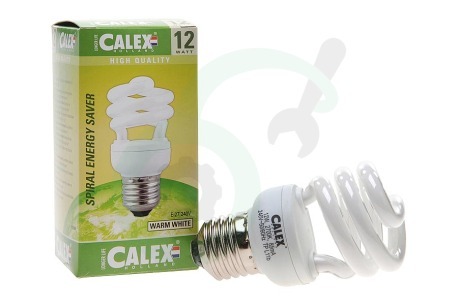 Calex  576392 Calex T2 twister spaarlamp 240V 12W E27, 2700K