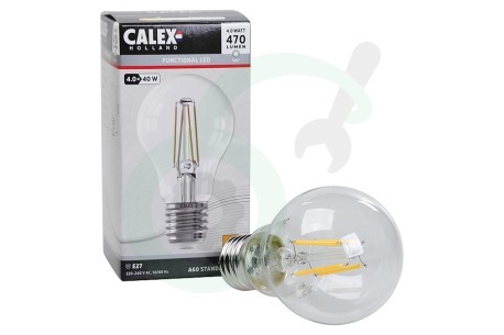 Calex  1101001200 LED volglas Filament Standaardlamp Helder 4W E27