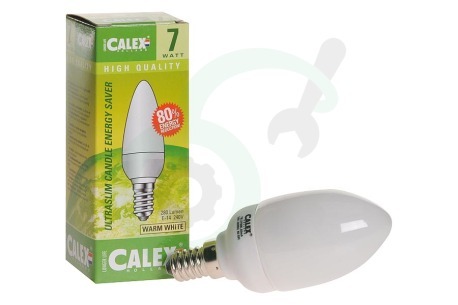 Calex  572184 Calex Mini Kaarslamp 240V 7W E14 2700K