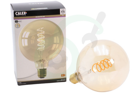 Calex  1001003500 Globe LED G125 Goud Flex Filament E27 5,5W