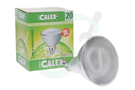 Calex  583120 Calex Persglas Spaarlamp 240V 20W E27 Par38 2700K
