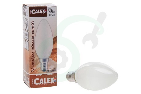Calex  413334 Calex Kaarslamp 240V 10W 50lm E14 mat