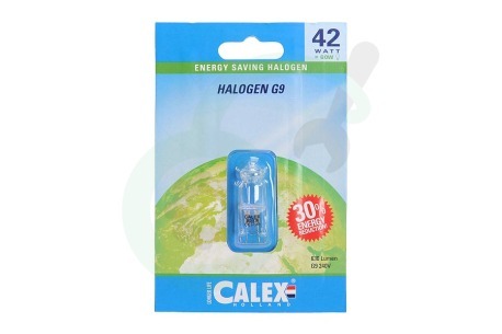 Calex  509212 Calex Spaar Halogeenlamp 230V 42W(56W) G9 helder
