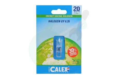 Calex  509622 Calex Spaar Halogeenlamp 12V 20W(32W) GY6.35