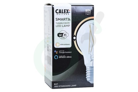 Calex 429012 Smart LED Filament Clear Standaardlamp E27 Dimbaar
