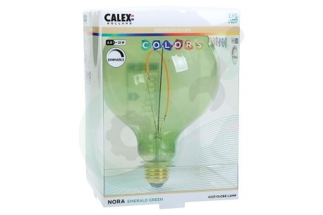Calex 426244 Colors Nora G125 Emerald Green LED lamp 4W Dimbaar