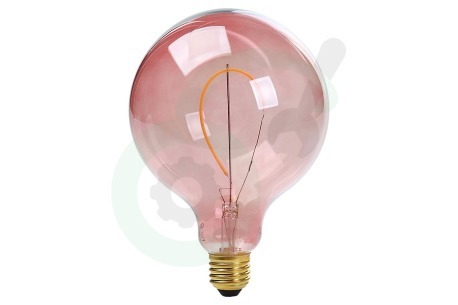 Calex 426242 Colors Nora G125 Quartz Pink LED lamp 4W Dimbaar