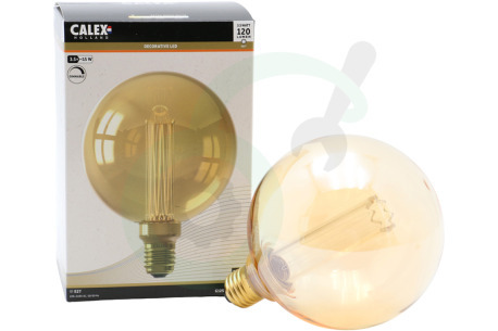 Calex  1201001400 Globe G125 LED lamp Crown Filament SMD E27 Dimbaar