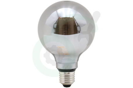 Calex  1201001000 LED Glasfiber Titanium G95 Globelamp 3,5W E27 Dimbaar