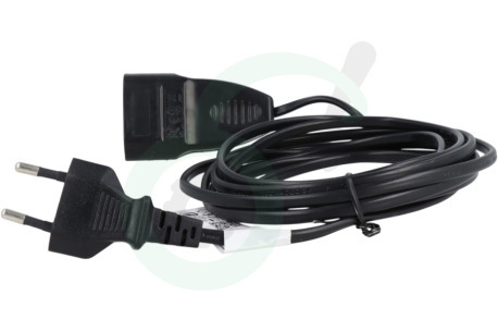 Q-Link 5440401 Snoer 2x0,75mm2 575W 2.5A zwart 3M