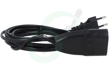 Q-Link 5440401 Snoer 2x0,75mm2 575W 2.5A zwart 3M