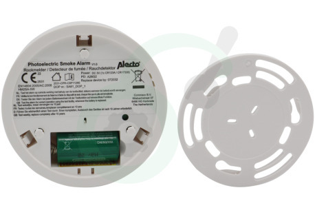 Alecto A005013 SA61 Draadloze Koppelbare Rookmelder, Wit