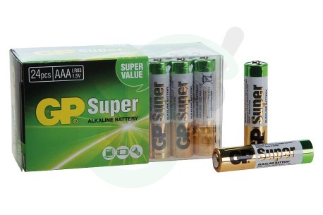 GP  03024AB24 LR03 Super Alkaline AAA - 24 batterijen