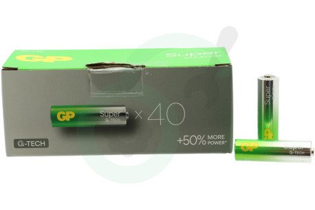 GP  GPSUP15A900C40 LR06 AA batterij GP Super Alkaline Multipack 1,5V 40 stuks