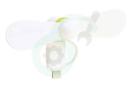 Grab 'n Go  GNG149 GNG-149 Ventilator Mini Fan, met Lightning en Micro USB plug
