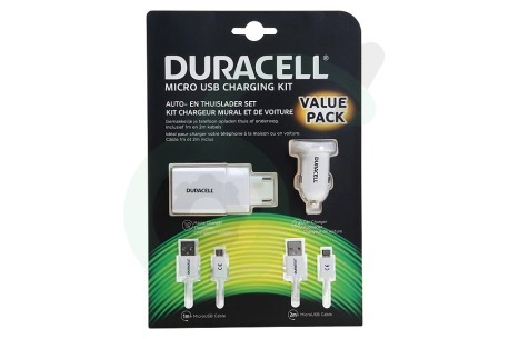 Duracell  DRBUN001NL DRBUN001-NL Micro USB Charging kit