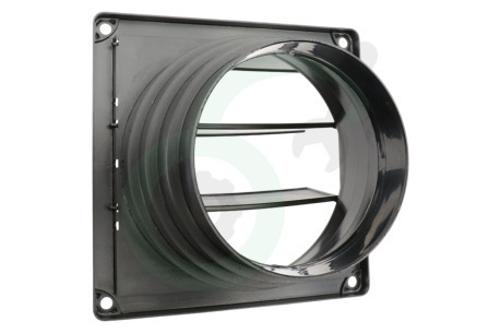 Universeel 62500501 Universeel lamellenrooster 3 lamellen 100-130mm, zwart