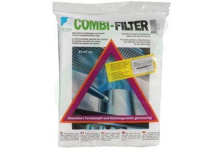 Filtech  HC44CG50AA Filter koolstof -zwart- dik