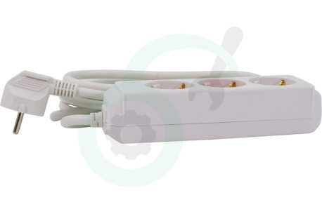 Brennenstuhl 1158610030 Tafelcontactdoos Eco-Line Wit 3 meter 3x1,5