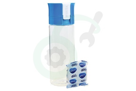 Universeel  1016334 Fill&Go Waterfilterfles Vital Blue