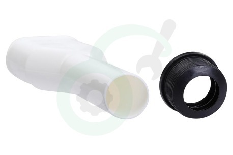 Easyfiks Verloop Afvoer verdubbelaar met rubberen dop (verbindingstuk)