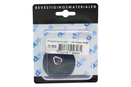Dps 721012 Plugstop zwart 50.5mm