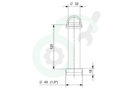 Reginox R20234 Standpijp