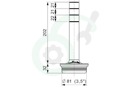 Reginox R26434 Standpijp