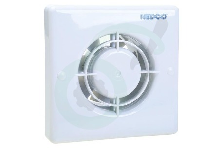 Nedco  61801400 CR100VT Badkamer en Toilet Ventilator met Vochtsensor en Timer
