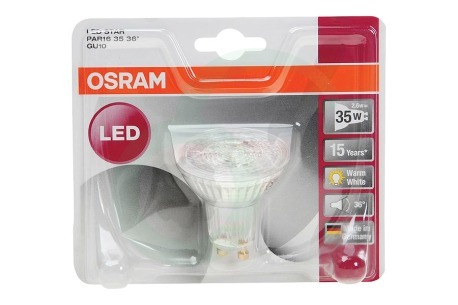 Osram  4052899958036 LED Star Par 16 36 Graden 2.6W GU10 230lm