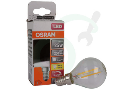 Osram  4058075436862 LED Retrofit Classic P25 Dimbaar E14 2,8W Helder
