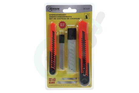 Benson 007639 Mes Set Afbreekmessen 9 en 18 mm