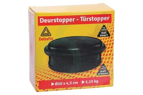 Deltafix 81264 Deurstopper Mat Zwart 4,5x10cm