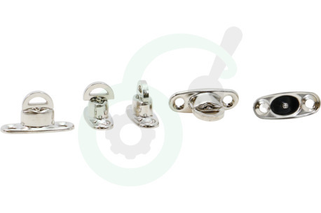 Deltafix 2660 Tourniquetsluiting 17 x 11mm Nikkel, 5 stuks