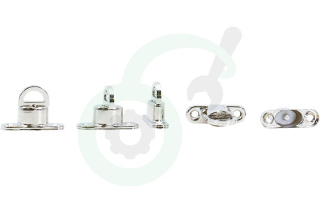 Deltafix 2666 Tourniquetsluiting 25 x 14mm Nikkel, 25 stuks