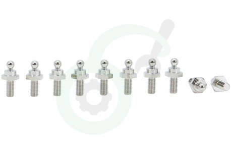 Deltafix 2673 Loxx Bout M5 x 10mm Vernikkeld 10 stuks