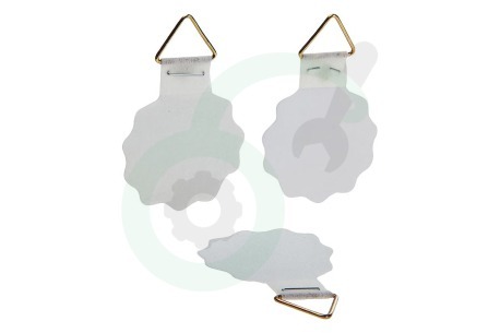 Deltafix 11050 Hanger Plakkaat hangers wit