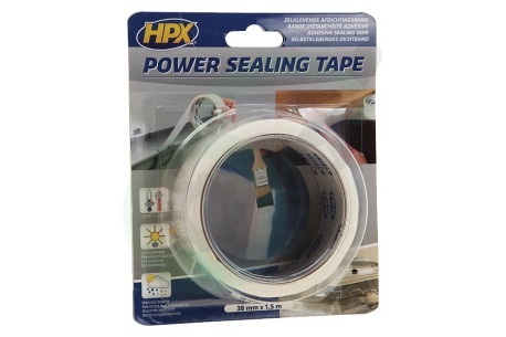HPX  PS3802 Power Sealing Tape Semi-Transparant 38mm x 1,5m