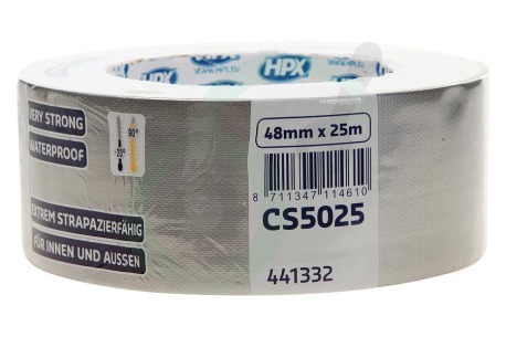 HPX CS5025 6200 Pantsertape Repair Zilver 48mm x 25m