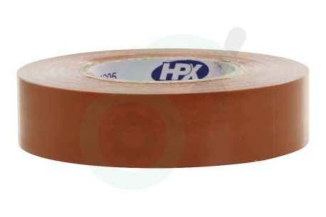 HPX IU1920 52100 PVC Isolatietape Bruin 19mm x 20m