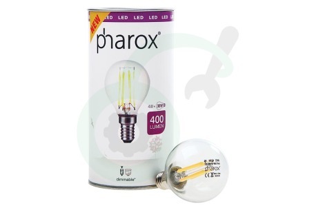 Pharox  105510 Ledlamp LED Kogellamp P45 Helder Dimbaar