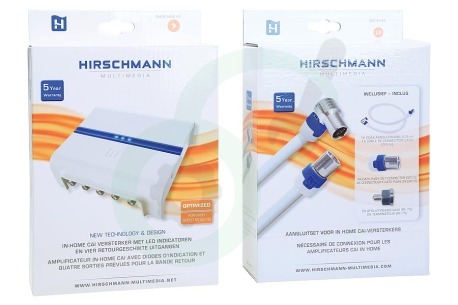 Hirschmann Versterker Versterker HMV41 + aansluitset 8890527-0