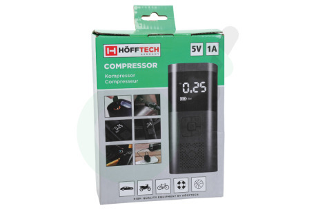 Hofftech 014207 Compressor Accu Compressor Draagbaar Mini, 5V 1A