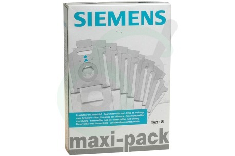 Siemens Stofzuiger 460761, 00460761 Stofzuigerzak S type S + hyg.filter