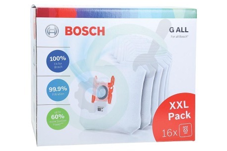 Bosch Stofzuiger 17002095 BBZ16GALL Stofzuigerzak Type G All XXL Pack